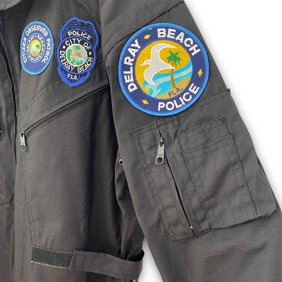 Authentic Vintage Flight Suit Police City of Del Ray Beach Florida. - Picture 6 of 10